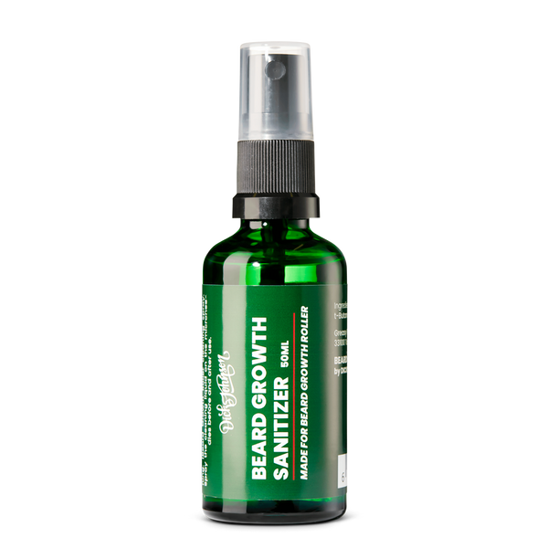 Reinigingsspray voor baardgroeiroller