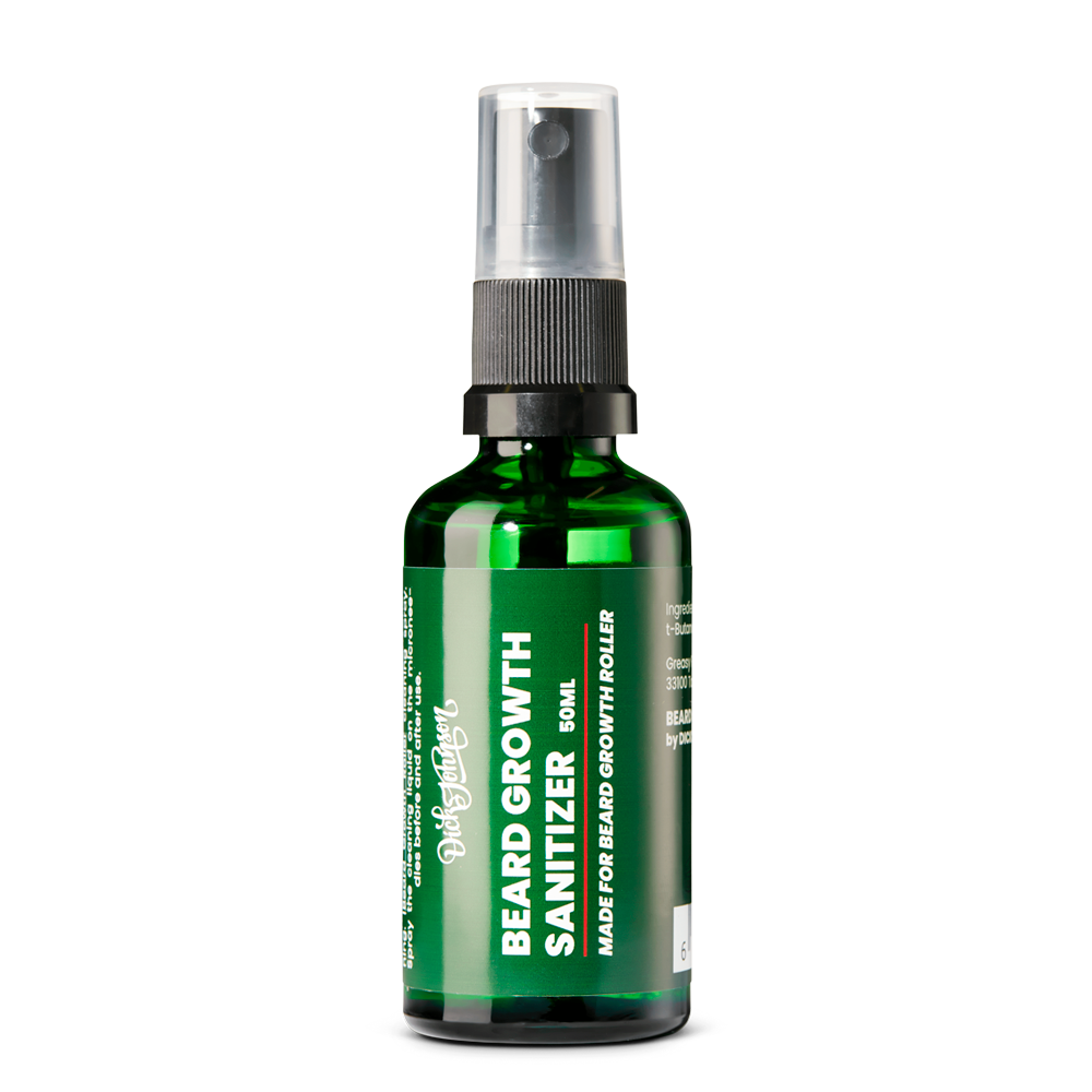Reinigingsspray voor baardgroeiroller